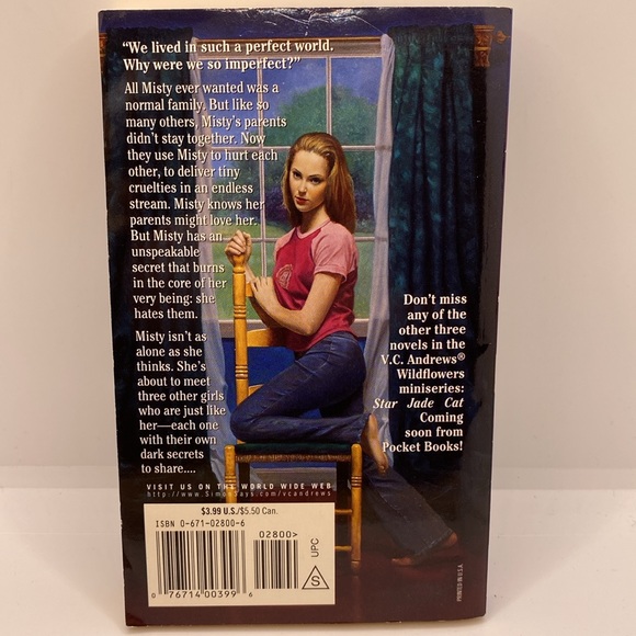 V.C. Andrews 4 Book Bundle The Wildflowers Misty Star Jade Cat Novels 1990s - Picture 3 of 11